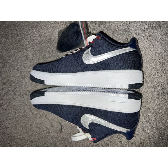 NIKE AF1 ULTRA FLYKNIT LOW RKK ROBERT KRAFT NEW ENGLAND PATRIOTS 5.5 AH8425-400 - Picture 8 of 13